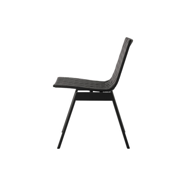 Ville AV33 Outdoor Side Chair, warm black, &Tradition