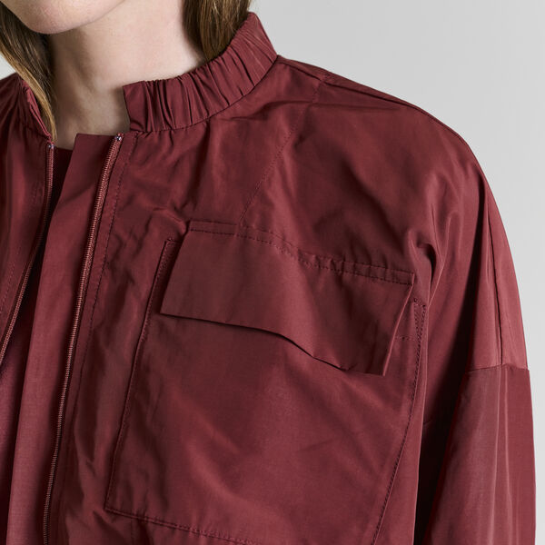 Fukkura poplin Bomber Jacket, maroon Fukkura poplin Bomber Jacket, maroon, BITTE KAI RAND
