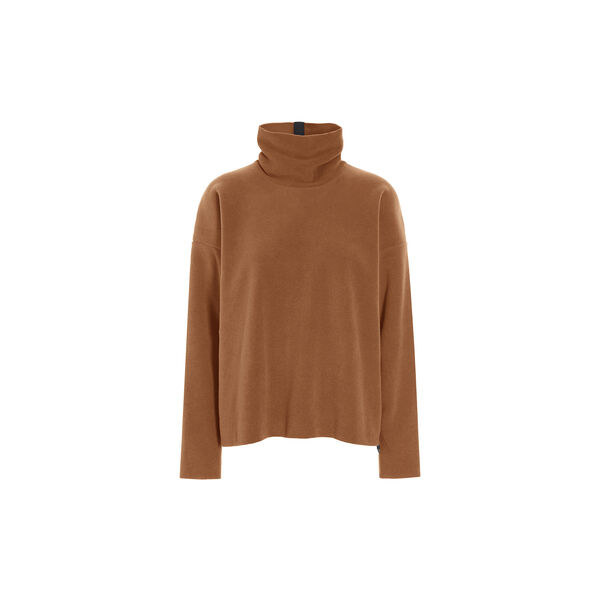 Classic High-Neck Fleece Pullover | Rust, Henriette Steffensen Copenhagen