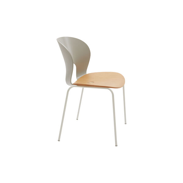 Ø Chair, oak/white/grey Ø Chair, oak/white/grey, Magnus Olesen Design