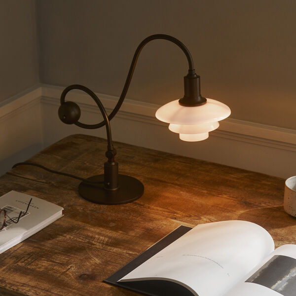 PH 1/1 Piano Table Lamp Limited Edition, dusty terracotta, Louis Poulsen
