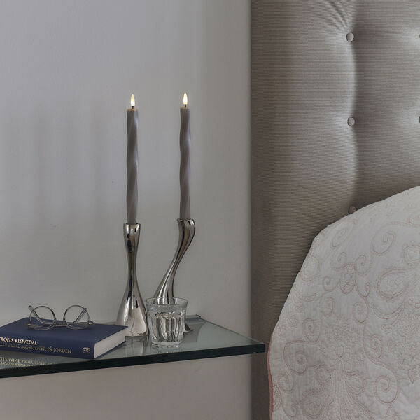 Sille Twist LED light, warm gray, Sirius Home