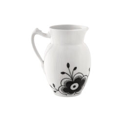 Black Fluted Mega Jug 38 cl, Royal Copenhagen