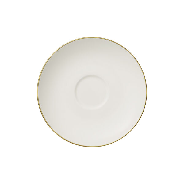 Anmut Gold Saucer Tea Cup, white/gold, Villeroy & Boch