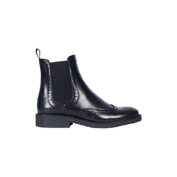 Chelsea Leather Boot, black/black Chelsea Leather Boot, black/black, ANGULUS