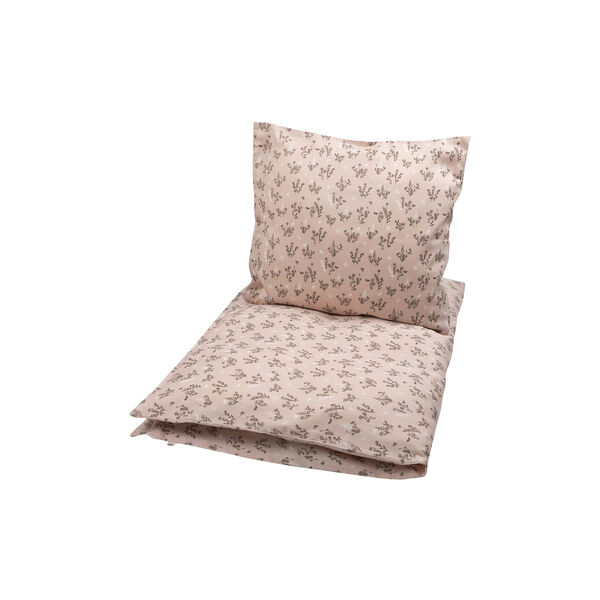 FLORA Junior Bed Linen, nightingale/balsam cream/walnut, Müsli by Green Cotton