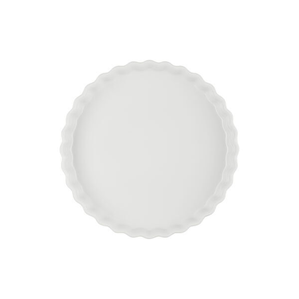 Heritage Fluted Flan Dish, meringue, Le Creuset