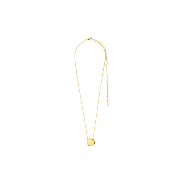 PRESENCE coin necklace, gold plated, Pilgrim