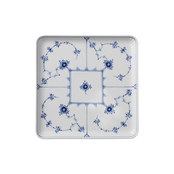 Blue Fluted Plain Plate 20 cm, Royal Copenhagen