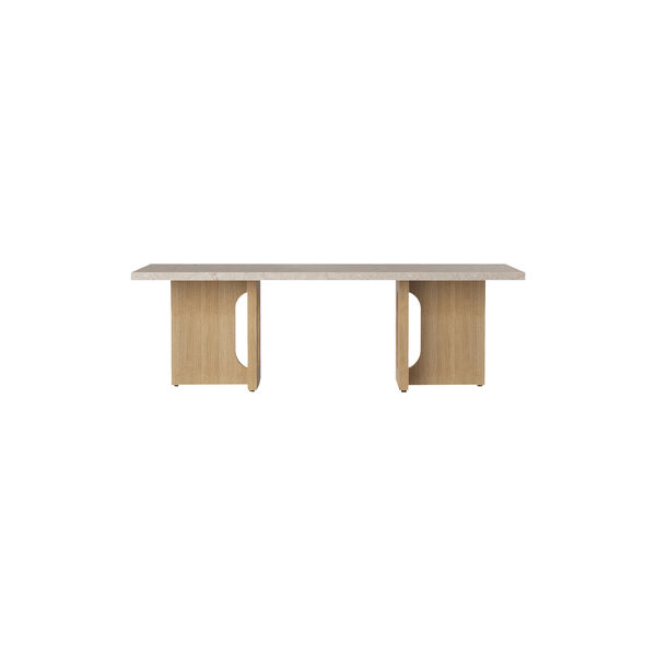 Androgyne Lounge Table | Natural Oak/Kunis Breccia, Audo Copenhagen
