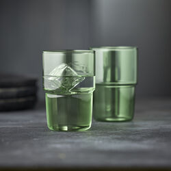 Torino Drinking Glass 2 pcs, green, Lyngby Glas