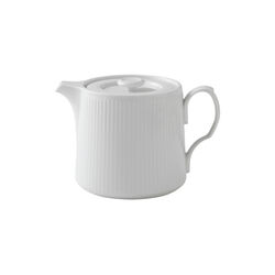 White Fluted Teapot 75 cl, Royal Copenhagen