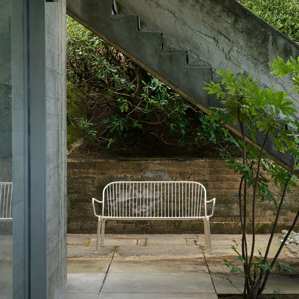 Thorvald SC110 Outdoor Lounge Sofa, ivory, &Tradition