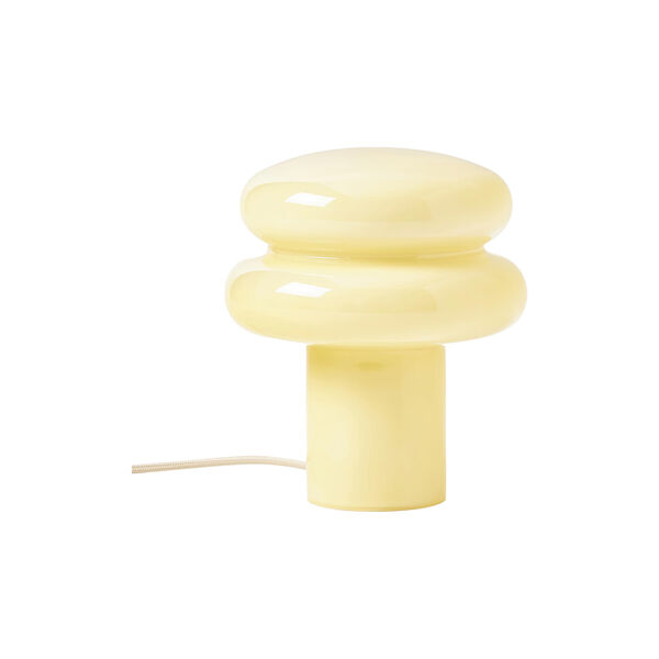 Baya Small Opal Glass Table Lamp, light yellow, Westwing Collection