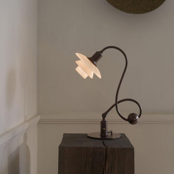 PH 1/1 Piano Table Lamp Limited Edition, dusty terracotta, Louis Poulsen
