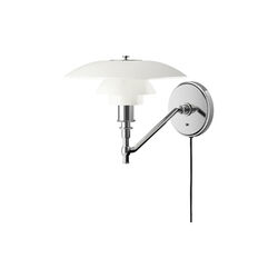 PH 3/2 Wall Lamp, chrome, Louis Poulsen