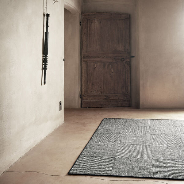 Chess Rug, black, Linie Design