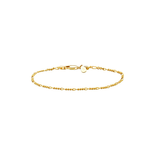 Figaro Bracelet Small, gold plated, Philippa Studios