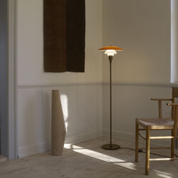 PH 3&frac12;-2&frac12; Floor Lamp Centenary Edition, amber/opal white, Louis Poulsen
