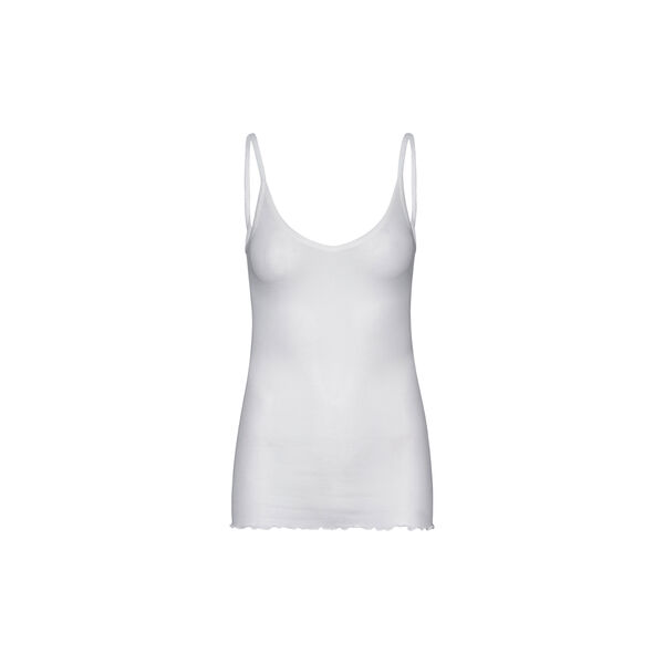 Cotton Spaghetti Top, off-white, Seamless Basic