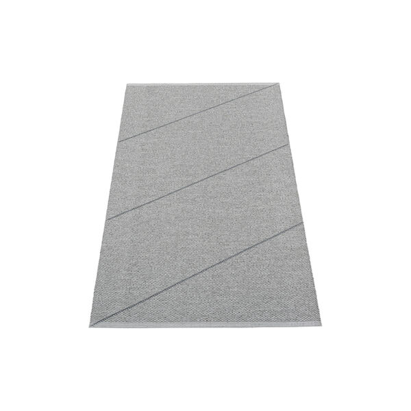 Randy Plastic Rug, granit/grey, Pappelina