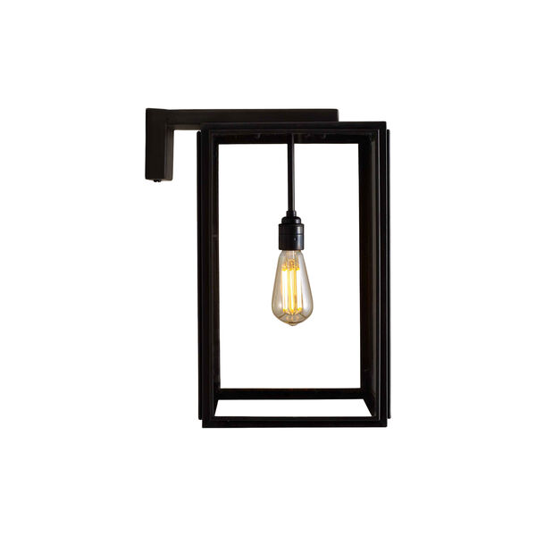 Portico Wall Light, weathered brass/clear, Original BTC