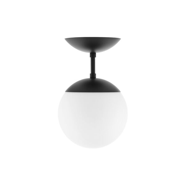 Lord 1 Ceiling/Wall Lamp, black/opal, Rubn