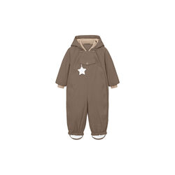 MATWISTI Fleece Lined Snowsuit, morel grey, Mini A Ture