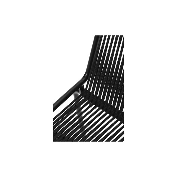 Noel Armrest Chair, black/black linen, Thorup Copenhagen