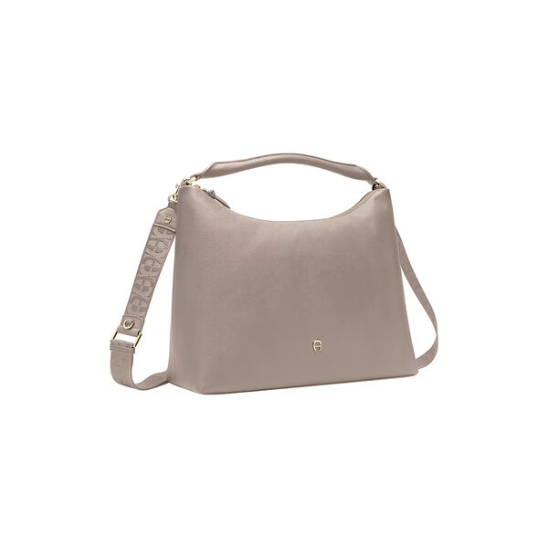 Zita Hobo Bag M, taupe, Aigner
