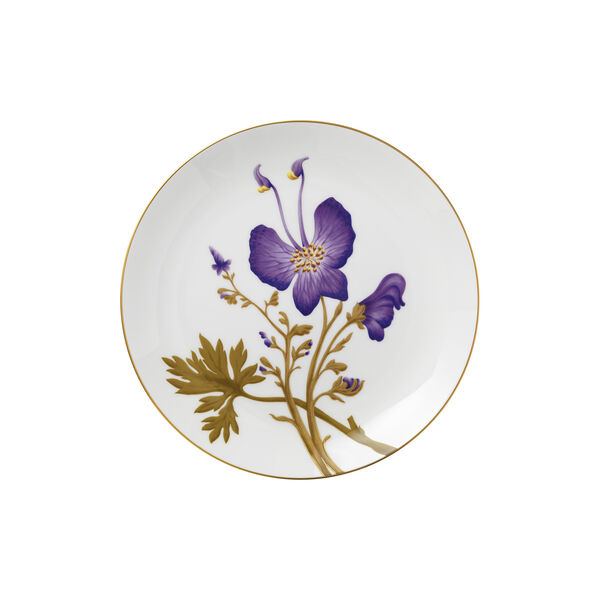 Flora Plate Ø 27 cm, pansy, Royal Copenhagen