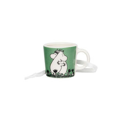 Moomin mini mug Love, pinkgreen, Moomin Arabia