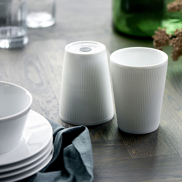 Eventail Thermo Mug, white, Pillivuyt