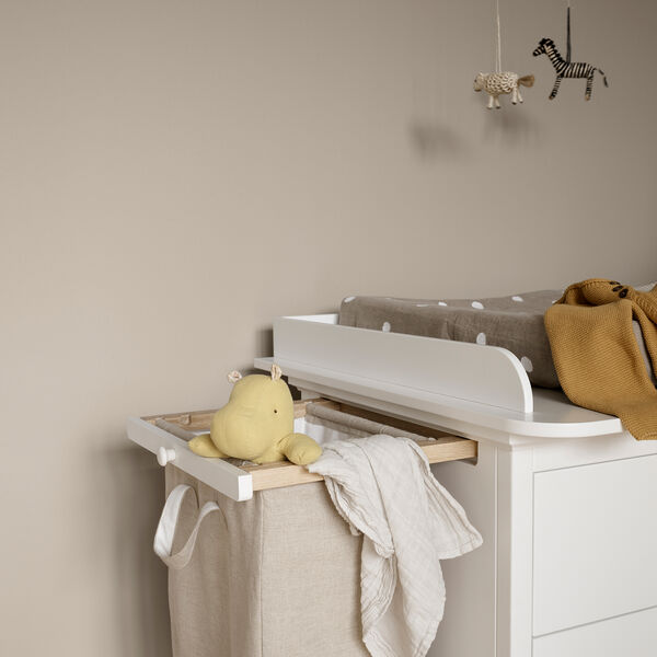 Seaside 2 Pull-Outs & Laundry Bag for Seaside Dresser and Nursery Dresser with 6 Drawers Seaside 2 Pull-Outs & Laundry Bag for Seaside Dresser and Nursery Dresser with 6 Drawers, Oliver Furniture