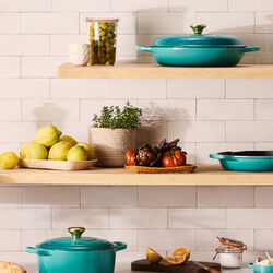 Oval Spoon Rest, bleu riviera, Le Creuset