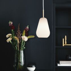 Anoli 1 Small Pendant, nordic gold/opal, Nuura