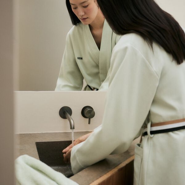Blinea  Bathrobe, celadon, BOSS Home