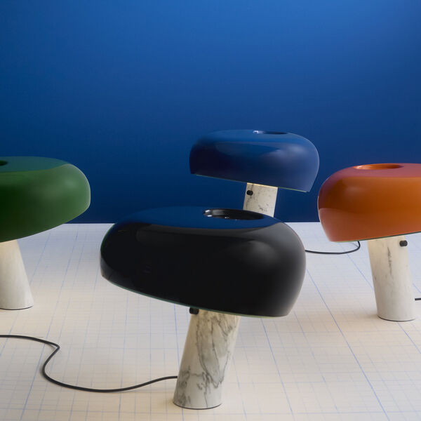 Snoopy Table Lamp, blu navy, Flos