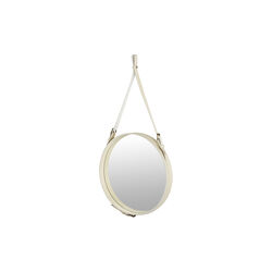 Adnet Circular Wall Mirror, cream, GUBI
