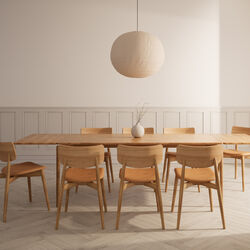 PURE Dining Table L190, natural oiled oak PURE Dining Table L190, natural oiled oak, Bruunmunch Furniture