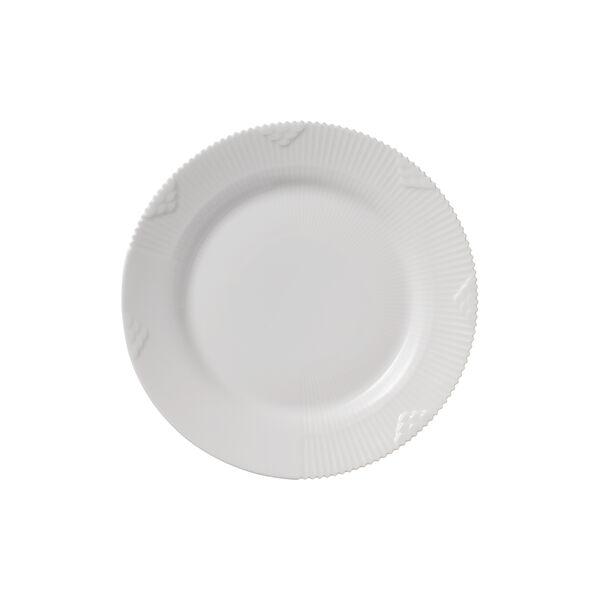 White Elements Plate Ø 19 cm, Royal Copenhagen