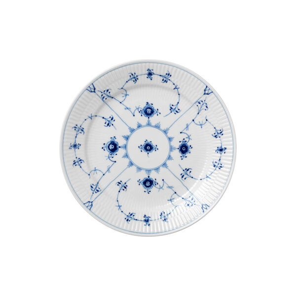 Blue Fluted Plain Plate Ø 25 cm, Royal Copenhagen