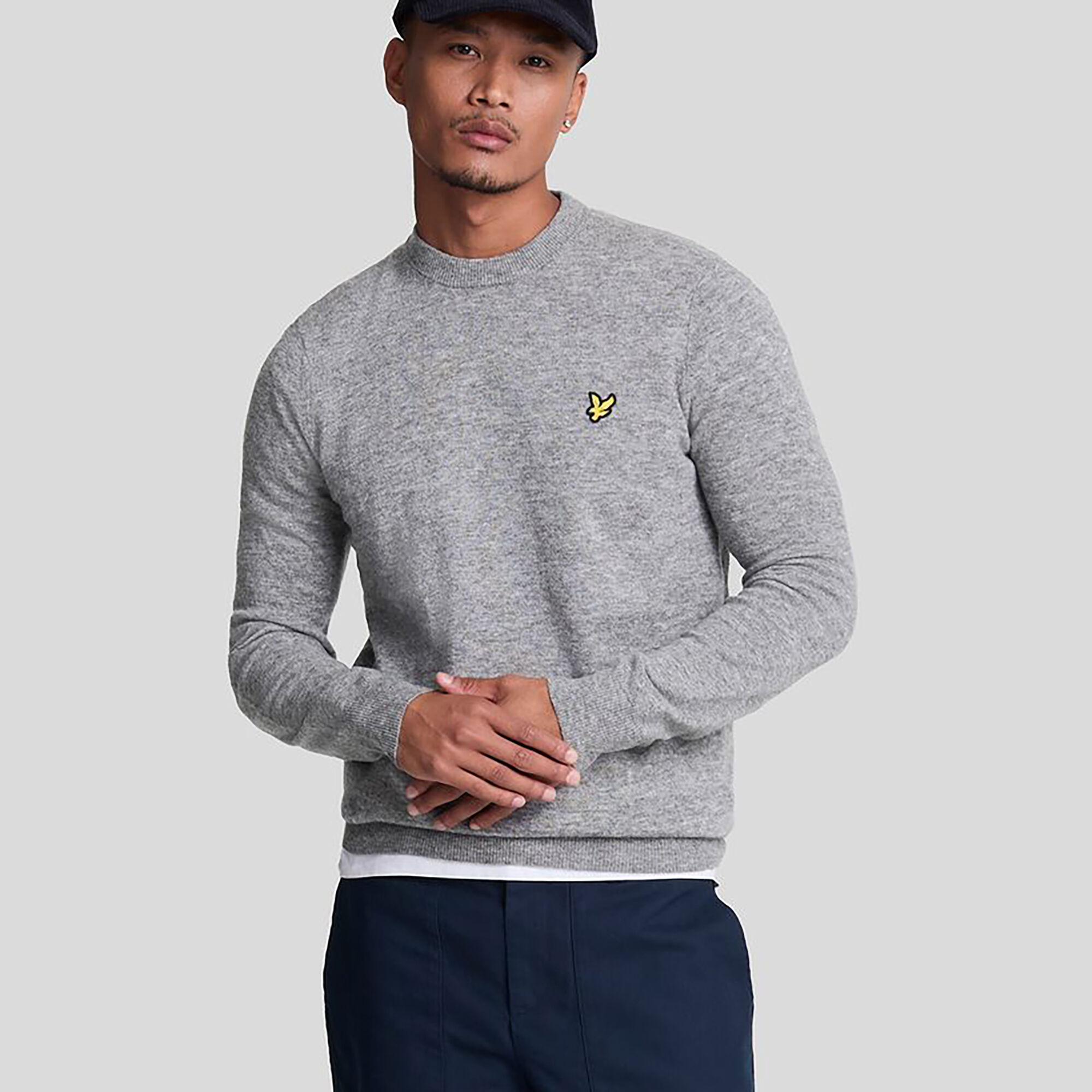 Grey marl jumper shop