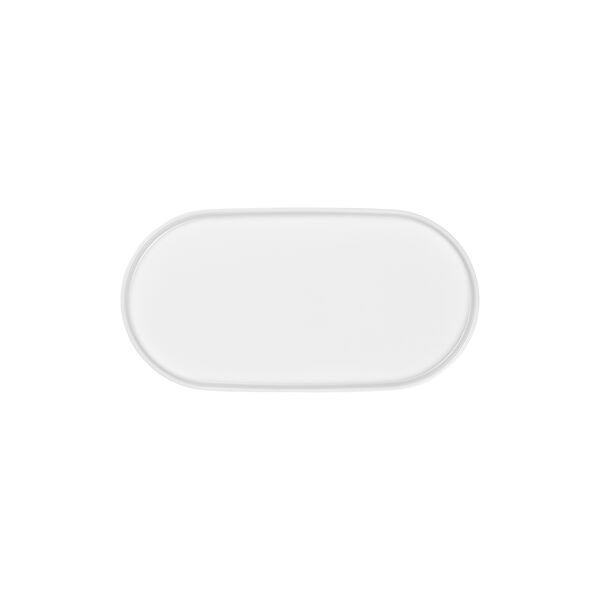 Oval plate | L 20 | White shiny, ASA Selection