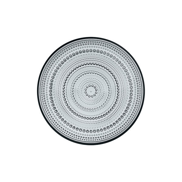 Kastehelmi Plate &Oslash; 25 cm, grey, Iittala