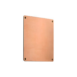 RØRHAT Nameplate XL, copper raw, LIGHT-POINT