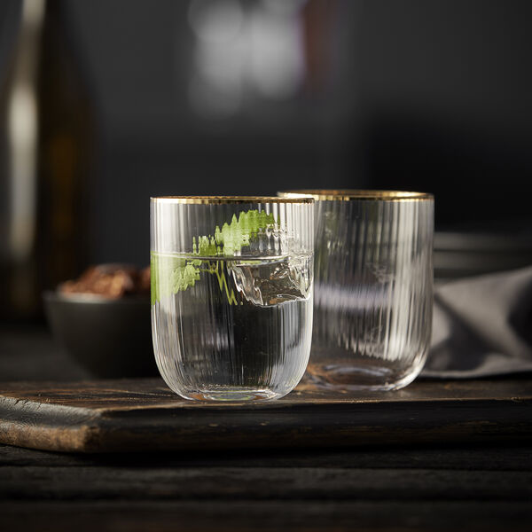 Palermo Gold Tumbler 4 pcs, Lyngby Glas