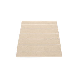 Carl Plastic Rug, linen/beige, Pappelina