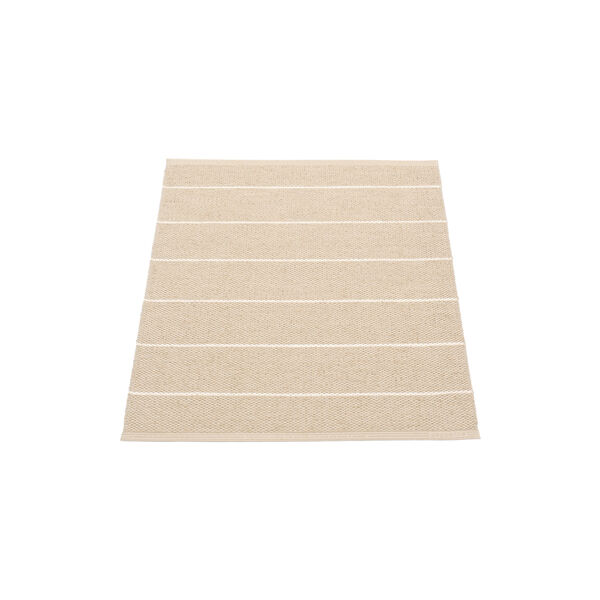 Carl Plastic Rug, linen/beige, Pappelina