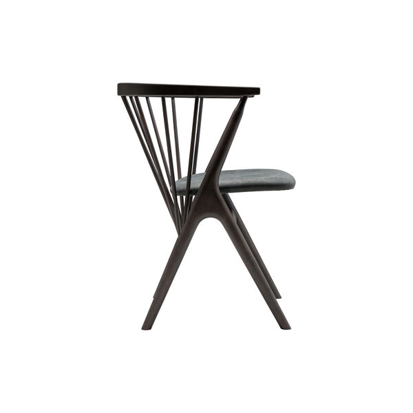 Sibast No 8 Dining Chair, dark stained beech/anthrazite, Sibast Furniture